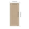 thumbnail image 5 of Kate and Laurel Framed Fabric Pinboard 17 x 41, White Scalloped Edge Printed Linen Modern Bulletin Board for Use as a Vision Board or Wall Organization, Lucie White Frame, 5 of 8