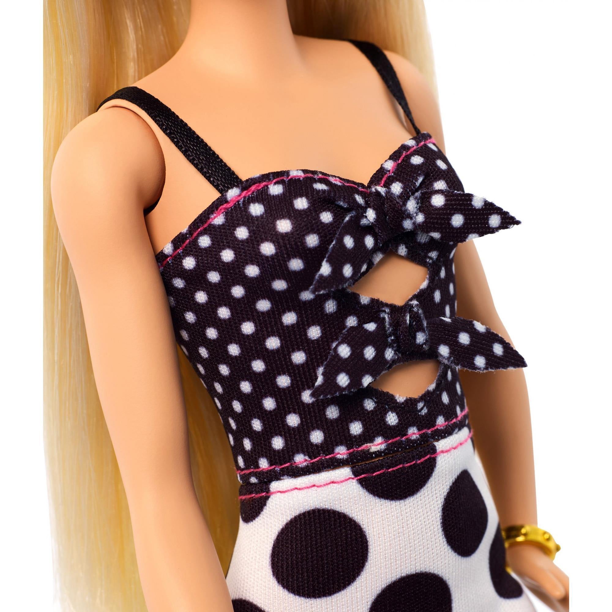 Barbie Fashionistas Doll, Curvy Body Type wearing Tropical Dress