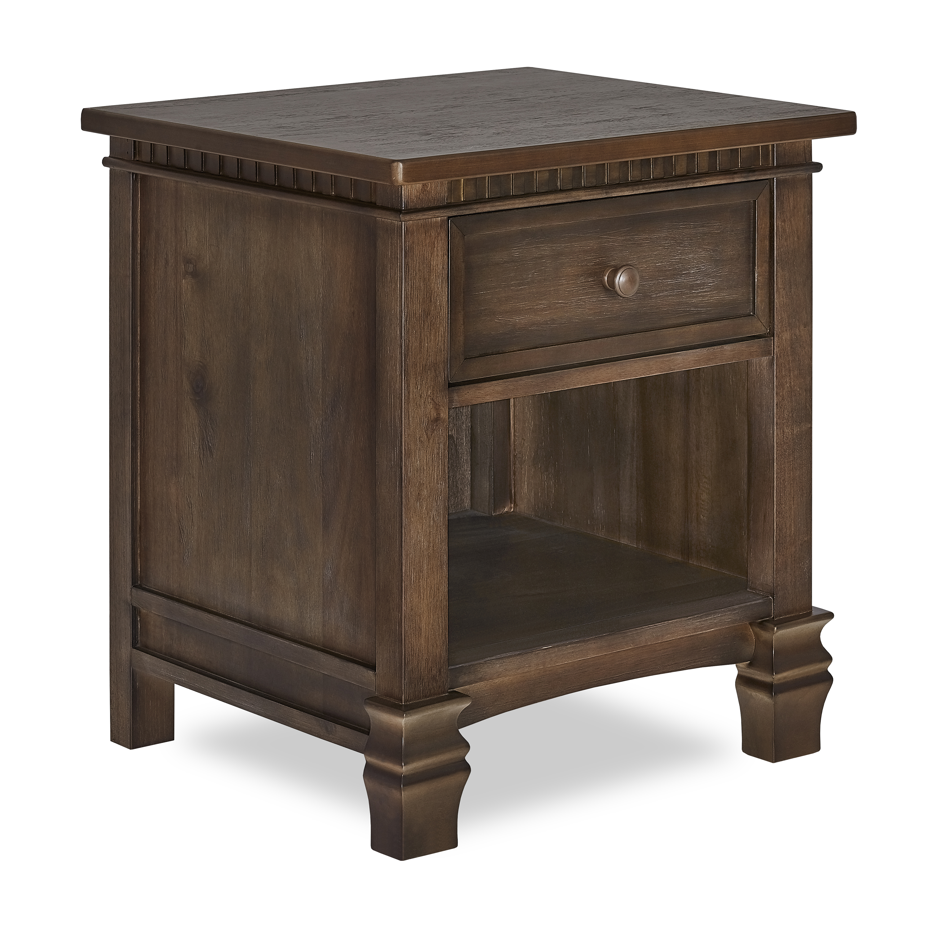 Evolur Cheyenne and Santa Fe Night Stand, Antique Brown - image 1 of 2
