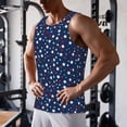 thumbnail image 5 of KLL Colorful Stars Print Men's Muscle Gym Workout Stringer Tank Tops Bodybuilding Fitness T-Shirts Tank Tops Men-3X-Large, 5 of 7