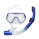 thumbnail image 1 of Gafas de buceo con montura grande para adultos, lentes de vidrio templado y cómoda falda de silicona, ideales para nadar y bucear, 1 of 5