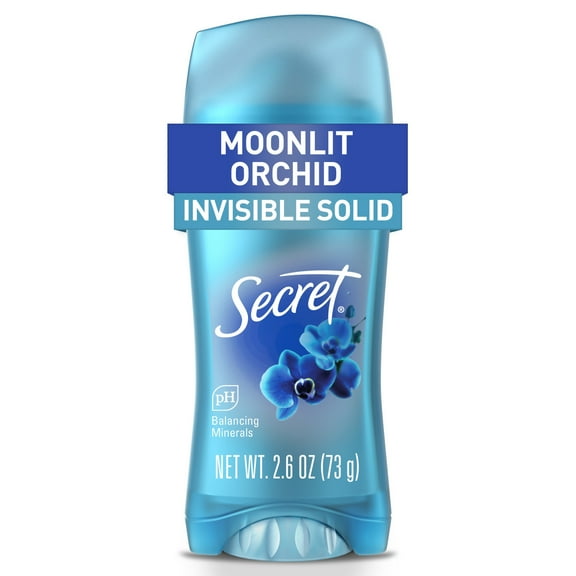 Secret Fresh Invisible Solid Antiperspirant & Deodorant for Women, Moonlit Orchid, 2.6oz