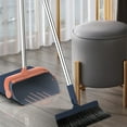 thumbnail image 6 of Guozer Buckle Type Brooms and 1PCS Long Handle Sweeper-broom with Self Cleaning Dustpan Teeth Dustpans for Office, Bedroom, Kitchen, Rentals, Dorms, 6 of 6