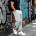 thumbnail image 5 of LIaqionyy Joggers Pants for Mens Elastic Waist Lightweight Hiking Pants Streetwear Workout Trousers with Pockets, 5 of 8