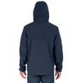 thumbnail image 6 of Gerry Men’s Softshell Jacket – Water & Wind Resistant, Adjustable Hood & Cuffs, Heavyweight Outdoor Coat (Blue, Small), 6 of 6