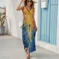 thumbnail image 6 of Colorful Kayaks Glide Across The Lake Sleeveless Dress Woman Fashion Long Dresses Women's Summer Suit Dress 2025, 6 of 7