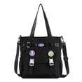 thumbnail image 1 of Sac Décontracté pour Femmes Sac en Toile Mignon Sac Quotidien pour Filles (Blanc), 1 of 9