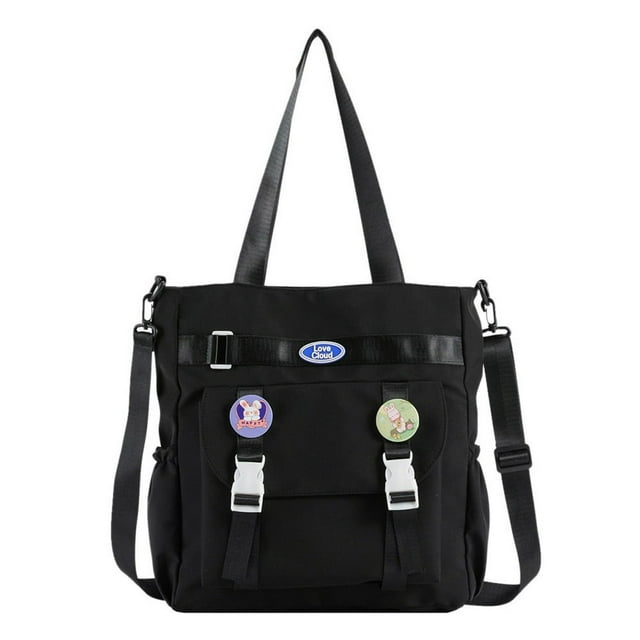 Sac Décontracté pour Femmes Sac en Toile Mignon Sac Quotidien pour Filles (Blanc)