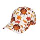 thumbnail image 1 of Fotbe Thanksgiving Turkey Leaves Gorro Clásico de Béisbol, Gorra Ajustable con Broche Snapback, Gorro de Exterior de Algodón Suave, 1 of 6