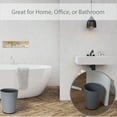 thumbnail image 5 of Bath Bliss 1.3-gal Bathroom Wastebasket in Grey, 5 of 8