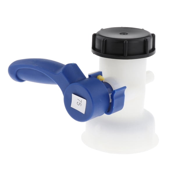 Adaptador de de agua IBC, conector de manguera para piezas de herramientas de montaje de de agua y aceite Válvula de mariposa de 75 mm Gloria Adaptador de tanque IBC Tote