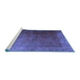 thumbnail image 2 of Ahgly Company Machine Washable Indoor Rectangle Persian Blue Bohemian Area Rugs, 6' x 9', 2 of 4