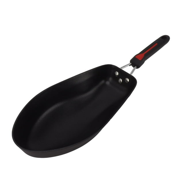 Sartén para Pescado, Sartén en Forma de Pescado con Pala, Sartén 3D Non Stick en Forma de Pescado de Térmico Eficiente, Diseñada para Fritura de Pescado para Hacer Pescado