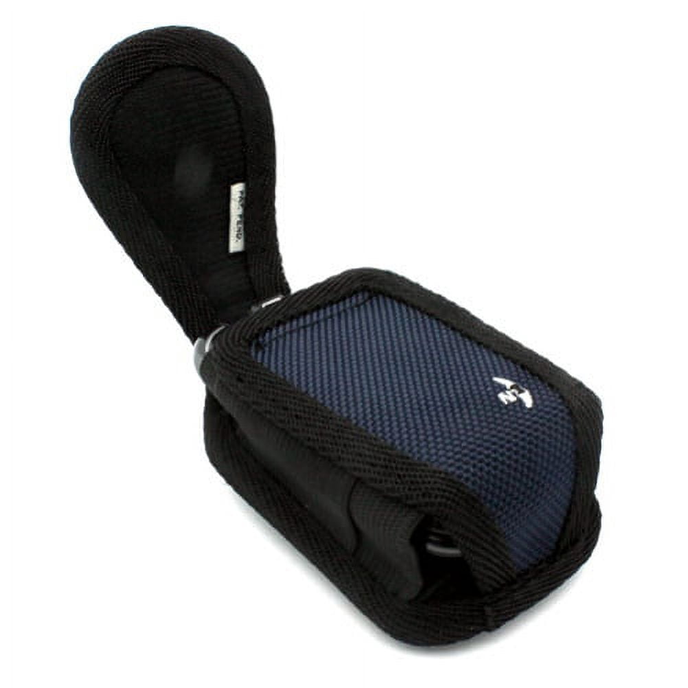 Nite-Ize Case Belt Clip for Kyocera DuraXV Extreme -- Holster Rugged Cover Pouch Carry Protective Black Canvas compatible with Kyocera DuraXV Extreme Flip Phone