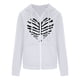 thumbnail image 5 of Cárdigan estampado con bolsillos informales para hombre y mujer, blusa holgada de manga larga para otoño, sudadera oscura para otoño/invierno Fridja  hkj214, 5 of 9