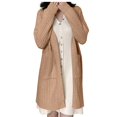 thumbnail image 2 of ShomPort Women's Fall Winter Cardigan Long Sleeve Open Front Casual Loose Soft Knit Cardigan Sweater Outerwear, 2 of 5