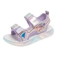 thumbnail image 1 of B91xZ Chaussures de Robe pour Fille Confort Sandale à Bout Ouvert avec Sangle Réglable, Violet 1.5, 1 of 5