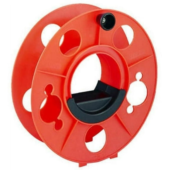 Bayco KW-110 11" Heavy Duty Impact Resistant Orange Extension Cord Storage Reel - Quantity of 2