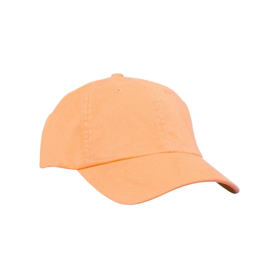 Low Profile Dyed Cotton Twill Cap - Peach