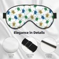 thumbnail image 2 of Rocae Cute Turtle for Mask for Women Men, Luxury Eye Cover Eye Shade with Adjustable Strap for Travel, Nap, Meditation, 2 of 7