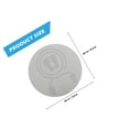 thumbnail image 4 of COOPHYA 1Set Jump Rope Pad for Exercise Round Grey TPE Shock Absorption Athletes, 4 of 5
