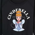 thumbnail image 3 of Disney Princess - Cinderella Kiss - Women's Lightweight French Terry Long Sleeve Shirt, 3 of 5