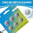 thumbnail image 3 of CR2450 Battery, 3V Lithium Battery 6 Count Pack, CR 2450 3 Volt Button Coin Cell Battery Replacement for Car Key Fobs, Watches, Garage Door Openers, Remote Controls, Thermometers, 3 of 7