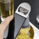 thumbnail image 4 of Abrebotellas plano - Abridor de botellas para camarero - Abridor de botellas de cerveza - Mango recubierto de goma de vinilo Vhermosa Vinos y Licores, 4 of 5