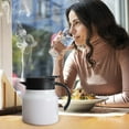 thumbnail image 4 of JoyMoreHome Thermal Coffee Carafe for Keeping Hot/Cold Stainless Steel Small Coffee Creamer Container Double Wall Vacuum Insulated Tea pot Beverage Dispenser for Milk Hot Chocolates, 4 of 8