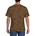 thumbnail image 3 of Bixox Men's Leopard Printed Short Sleeve Skinny Athletic T-Shirt, 3 of 6