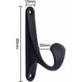 thumbnail image 2 of Set Of 4 Metal Screw-on Hooks For Clothes, Towels, Backpacks, Lanterns, 2 of 3