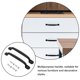 thumbnail image 3 of unbranded 2Ud Kitchen Cabinet Handles De Aluminio Negro Para Cajones Con Sofisticado Y Compatible Con Muebles, 3 of 8