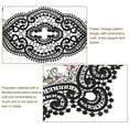 thumbnail image 3 of REGALWOVEN Retro Lace Placemat Oval Embroidered Table Place Mats French Doilies Black, 3 of 7