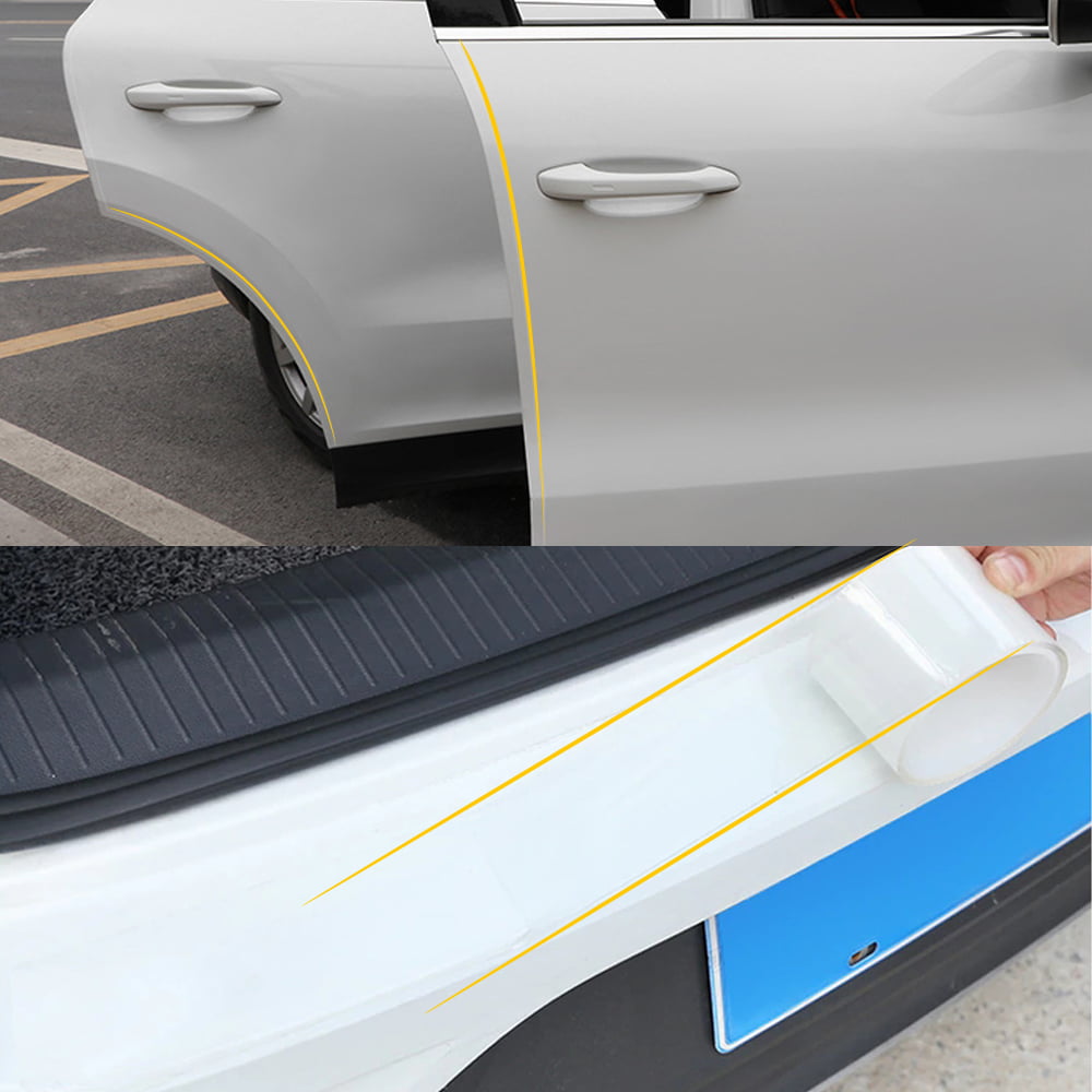 EOHMAK Automotive Door Entry Guard Car Door Sill Protector Anti-Collision  Strip Rubber Waterproof Protection Strip for Most Car (5M Length, 3CM  Width
