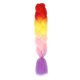 thumbnail image 1 of XmhyTop-A Extensiones de cabello sintético trenzado multicolor jumbo ombré de 60 cm, 3 piezas, perfectas para trenzas regulares y con giros DIY, D14, 1 of 5