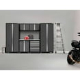 thumbnail image 4 of NewAge Products Bold Series Red 7 Piece Cabinet Set, Heavy Duty 24-Gauge Steel Garage Storage System, LED Lights Included, 4 of 11