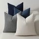 thumbnail image 1 of 4 Pcs Soft Weave Pillowcases Set Standard Size Breathable Face Friendly Pillow Shams Decorative Weave Pillow Case Covers, 1 of 6