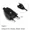 typeB black, variant on Repalcement EU AC Outlet Spain Korea Rewireable Socket Outlet Male Female Wiring Plug Extension Cord Cable Connector Power Cable