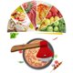 thumbnail image 4 of Cortador De Pizza De Acero Inoxidable Con Hacha, 2 Uds., Rueda Para Rebanar Pizza, Herramienta Para Hornear, 4 of 6