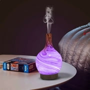 iMeshbean 3D Glass Essential Oil Diffuser Firework Colorful LED Aromatherapy Humidifier--100ml