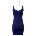thumbnail image 2 of Women's Basic Scoop Neck Sleeveless Bodycon Mini Tank Dress, 2 of 3