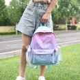 thumbnail image 1 of Kids Girls Boys Preppy Student Shoulder School Bag Travel Backpack Bag, 1 of 5