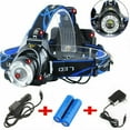 thumbnail image 2 of T6 LED 1200000 Lumens Headlamp with Wall Charger, 2 of 12