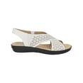 thumbnail image 2 of Easy Street Womens Claudia Laser Cut Cushioned Flatform Sandals, 2 of 3