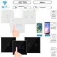 thumbnail image 4 of EASTIN 1/2/3 Gang WiFi Smart Touch Light Switch US Black, 4 of 10