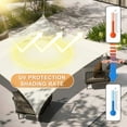 thumbnail image 3 of LOVE STORY Sun Shade Sail Rectangle 95% UV Block Sunshade Awning for Backyard Yard Deck Patio Garden Outdoor Activities and Facility, 10'x20' Cream, 3 of 7