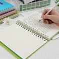 thumbnail image 4 of Pebbuoy Spiral Notebook with Dividers Smooth Writing Premium Thickened Page A5/B5 Coil Ring 5 Subject Notebook Office Supplies, 4 of 7