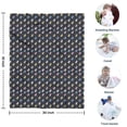 thumbnail image 4 of Dark Cartoon Unicorn Pattern Blanket,Comfortable Soft Flannel Throw Blanket,All Season,Warm Lightweight Blankets for Sofa Bed Couch Living Room Chair,30"x40", 4 of 4