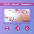 thumbnail image 3 of Smoaffly Cherry Blossoms License Plate Decorative Car Front License Plates Cover, Vanity Tag, Metal Car Plate, Aluminum Novelty License Plate New Car Gift for Men/Women Car,6 X 12 Inch, 3 of 5