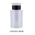 thumbnail image 3 of Makeup Remover Empty Bottle Press Type Dispenser press dispenser Bottle Cosmetic Removal Fluid Container 180ml, Black, 3 of 9